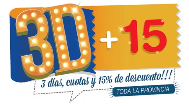 ¿Todavía no registraste tu comercio en la promo Compras 3D+15? Tenés tiempo hasta el lunes