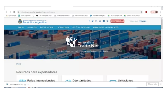 La Cancillería renovó el portal Argentina Trade Net, para apoyar a las pymes que quieren exportar