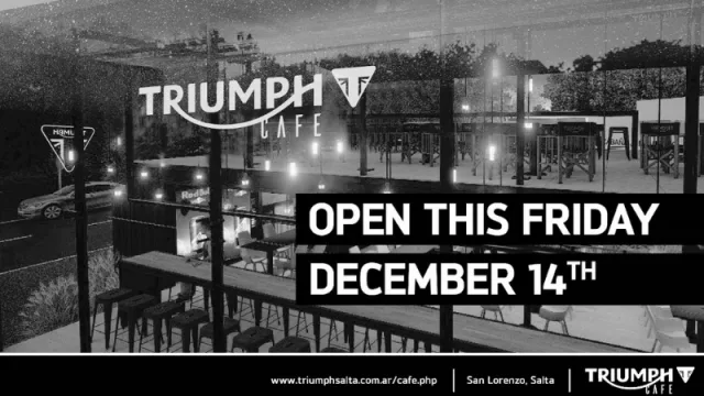 ¿Estás listo para lo que se viene? Triumph apuesta a Salta para su prueba piloto de cafetería