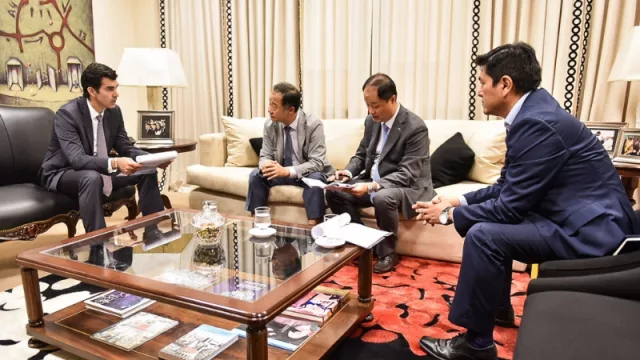 Ejecutivos de la minera Posco, de capitales coreanos, presentaron a Urtubey los avances del proyecto