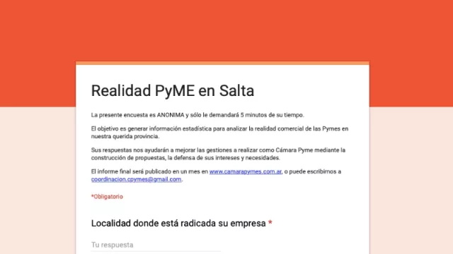 Cámara PYME realiza una encuesta para conocer la realidad del sector