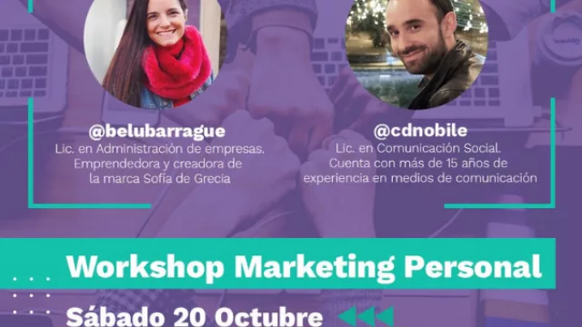 ¿Necesitás mejorar tu marketing personal? Especialistas te enseñarán