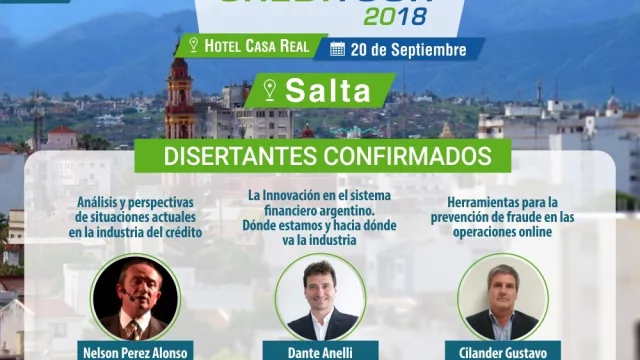 Llega a Salta CREDITOUR 2018, el evento de Créditos y Cobranzas más destacado del país