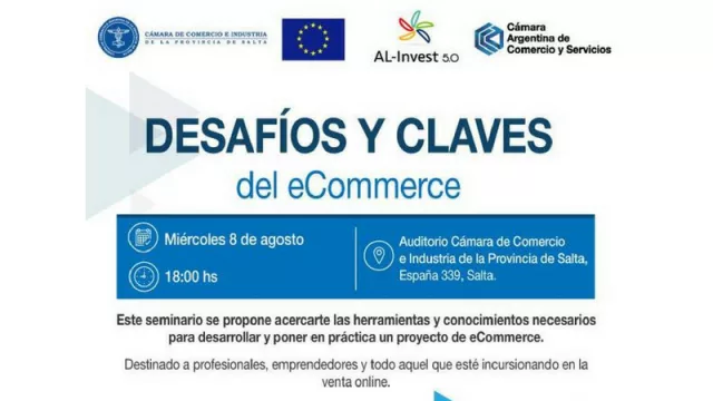 ¿Te enteraste? Mañana llega a Salta el seminario “Desafíos y claves del e-commerce”