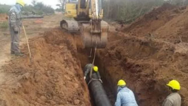 Avanza el acueducto Yacuy, una obra de agua clave para el departamento San Martín