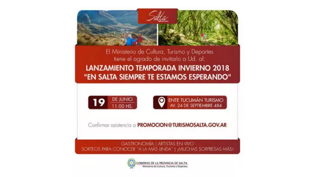 Salta desembarcará hoy en Tucumán para presentar su oferta turística invernal