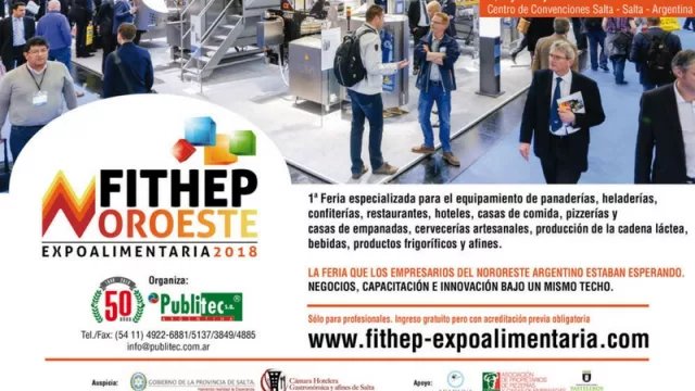 ¡Atención gastronómicos! En junio llega a Salta la Expo Alimentaria del NOA