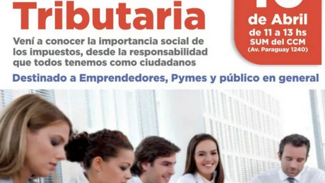 Hoy habrá una capacitación sobre educación tributaria