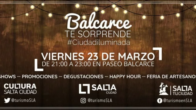 Para reactivar el Paseo Balcarce, hoy inauguran una nueva iluminación