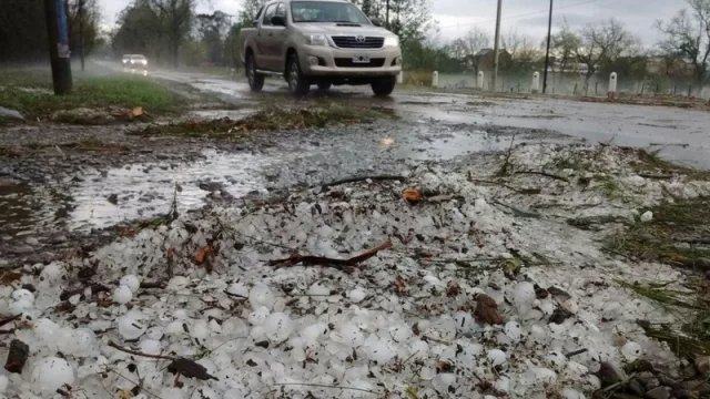 El granizo arrasó el domingo alrededor de 400 hectáreas de plantaciones de tabaco