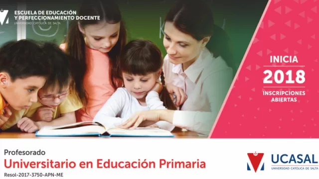 La UCASAL suma una nueva propuesta de formación: docente de primaria con título universitario