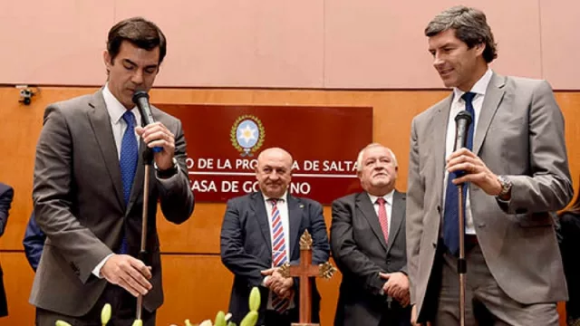 Urtubey tomó juramento a los nuevos ministros e hizo un balance de sus diez años en el Gobierno