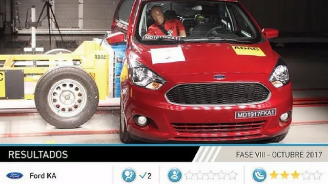 La prueba de impacto lateral también golpea al Ford Ka