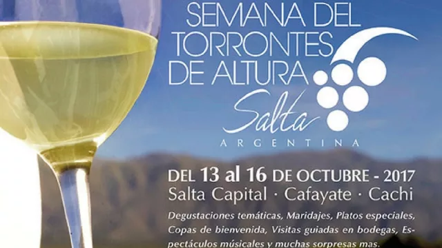 Arranca mañana la Semana del Torrontés de Altura, con actividades en Salta, Cafayate y Cachi