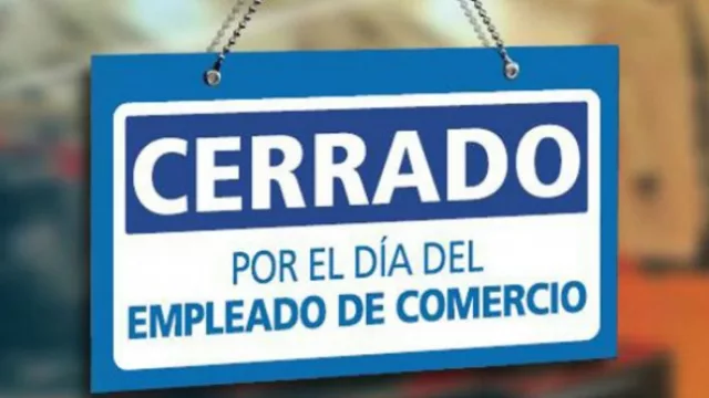 Atención comerciantes: la jornada no laborable por Día del Empleado de Comercio se pasa para el lunes 25  