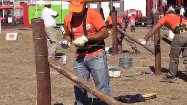 Ronda Regional Salta: concurso de Alambradores en la Expo Rural de Salta