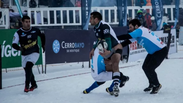Nieve y amigos en el Imperial RugbyXtreme Cerro Bayo 2017