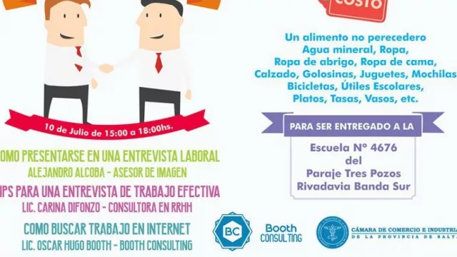 Solidaridad y capacitación se reúnen en una actividad orientada a quienes buscan trabajo