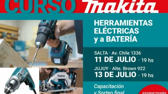 Ferretería Gay ofrecerá dos capacitaciones con productos Makita y Rubi