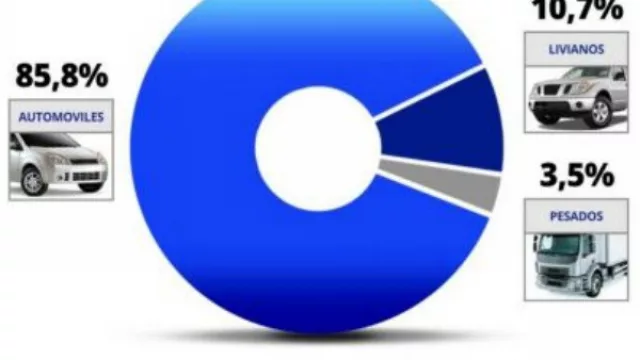 En Salta el parque “vivo” de autos (pickups y camiones) es de 208.815 unidades (el 1,67% del total)
