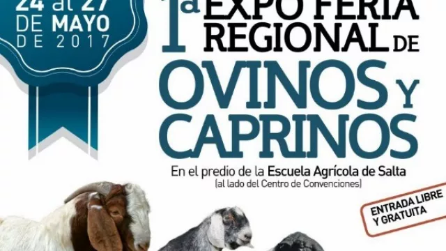 Entre hoy y el sábado se realizará la primera Expo Feria Regional de Ganado Ovino y Caprino