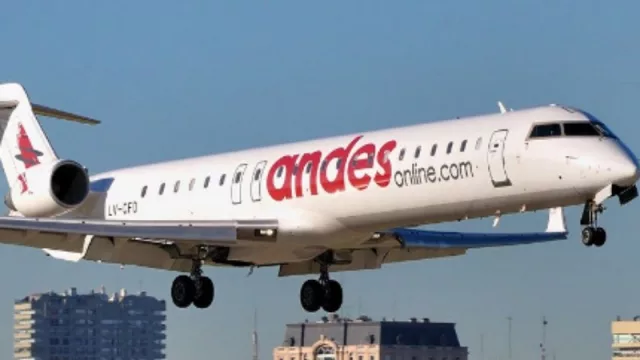 Andes Líneas Aéreas picó en punta para los vuelos de bajo costo