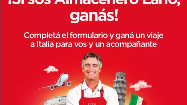 Si sos almacenero, con Lario podés viajar a Italia (y otros premios)