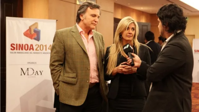 Marcelo Santiago y Magdalena Day.