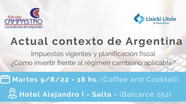 Especialistas analizarán el actual contexto de Argentina (la conferencia es esta tarde)
