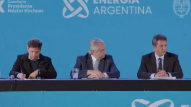 Sergio Massa: "Preferimos ceder reservas pero garantizar la calefacción de los argentinos"