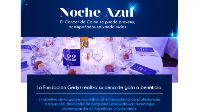 Fundación Gedyt realizará su cena de gala “Noche Azul”
