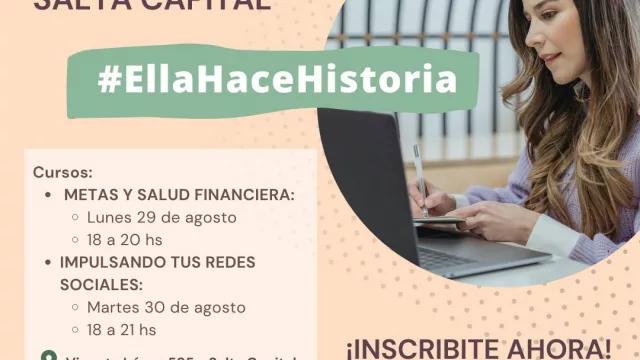 Capacitación gratuita para mujeres de #EllaHaceHistoria (hoy y mañana)