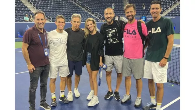 El «Peque» Schwartzman y su divertido entrenamiento junto a Ben Stiller