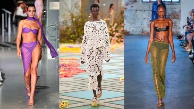 Tendencias de primavera 2023: prepárate a ver faldas y pantalones transparentes por todas partes