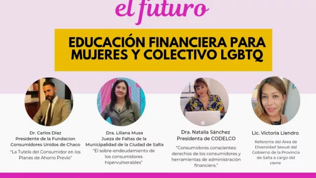 Educación financiera para mujeres y colectivo LGBTQ (difusión de derechos)