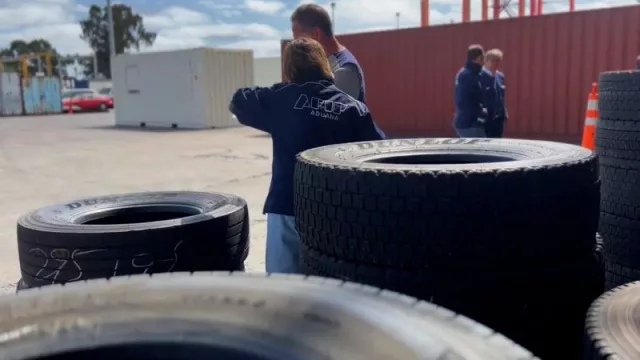 La Aduana secuestró neumáticos por una cifra millonaria: a cuánto asciende lo incautado