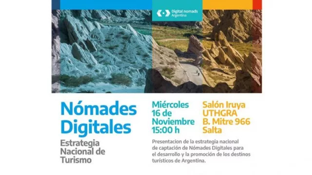 Nómades Digitales: nueva capacitación para prestadores turísticos de Salta