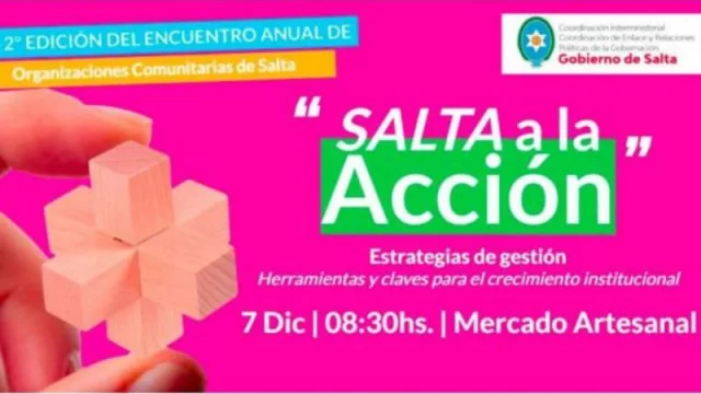 “Salta a la Acción”, el encuentro anual de organizaciones comunitarias (generan redes)