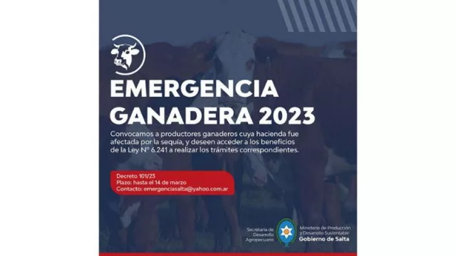 Plazo para la presentación de declaraciones juradas por la emergencia agropecuaria (hay tiempo hasta el 14 de marzo)