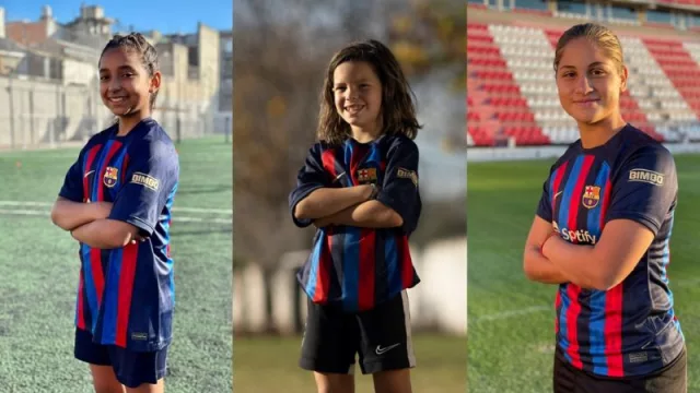 Bimbo lleva a 3 futbolistas juveniles argentinas a las grandes ligas (para una clínica de entrenamiento en FC Barcelona)