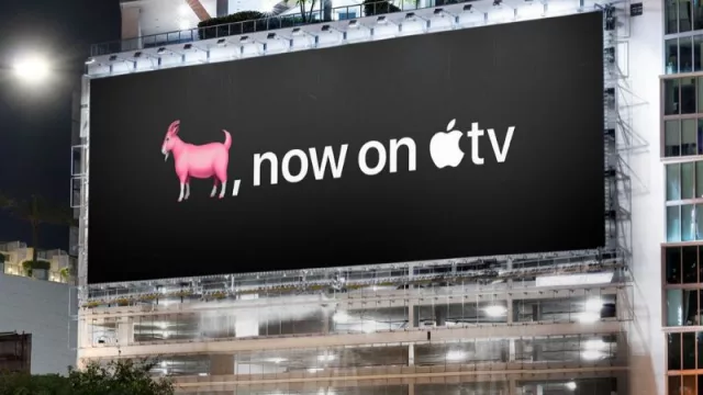 Apple TV le rinde homenaje a la llegada de Messi a Miami con un espectacular OOH