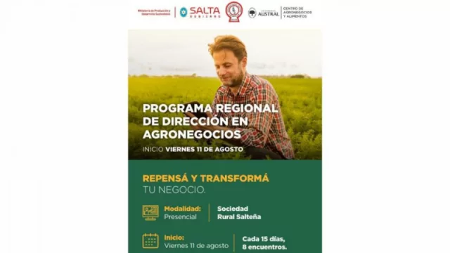 Capacitación para pymes agropecuarias salteñas (con la Universidad Austral)