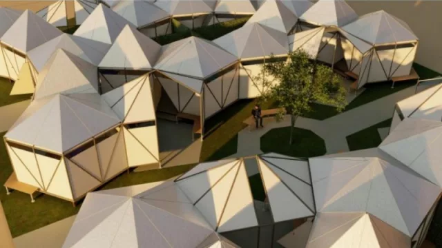 ¿Sacar una casa de una caja? Geofold, el proyecto habitacional de Ucasal lo hizo posible