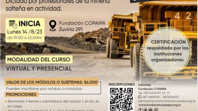 Última edición de la formación para la minería e industria (no la dejes pasar)