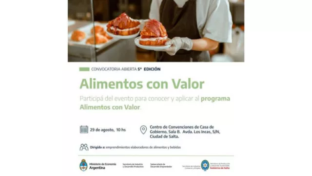 Llamado para elaboradores de alimentos y bebidas (a potenciar sus emprendimientos)