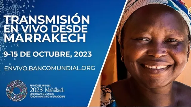 Invitación del Banco Mundial y FMI a participar en sus reuniones anuales (este año desde Marruecos)