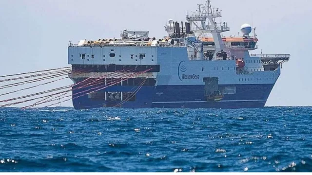 El buque de Equinor ya se encuentra a la altura de Viedma (y comenzó con los bombardeos acústicos)