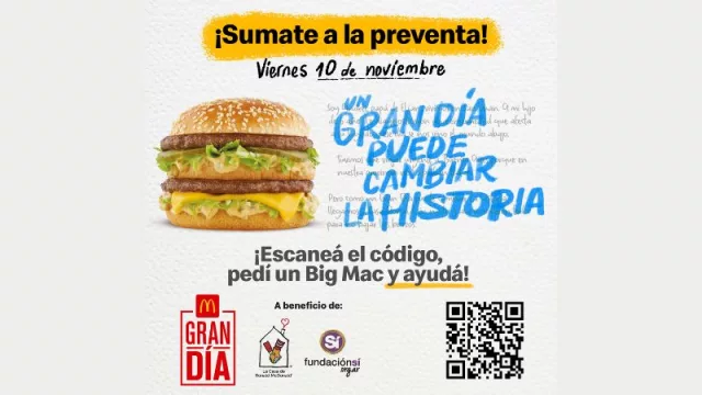 Llega el Gran Día: McDonald’s te invita a participar de una preventa (y ayudar a quienes más lo necesitan)