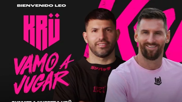 Lionel Messi dice “vamo a jugar” y se suma como socio a Krü Esports (la organización de deportes electrónicos del Kun Agüero)