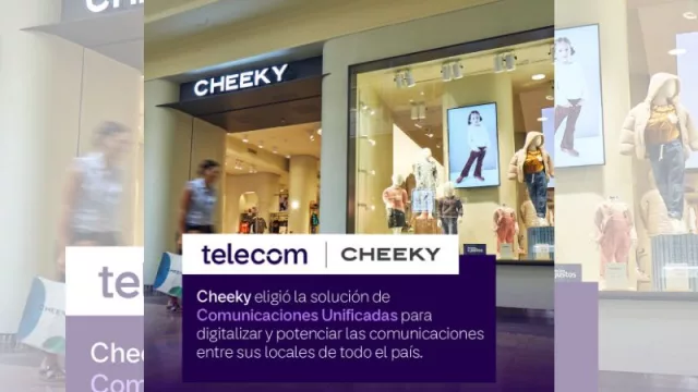 Telecom brinda a Cheeky la solución de Comunicaciones Unificadas (para todos sus locales en la Argentina)